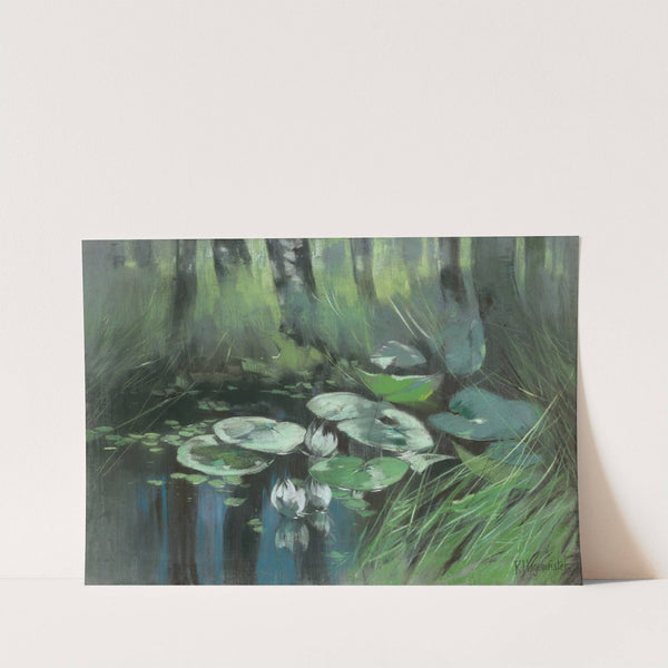 Teich in der Mark mit Seerosen (1902) by Karl Hagemeister