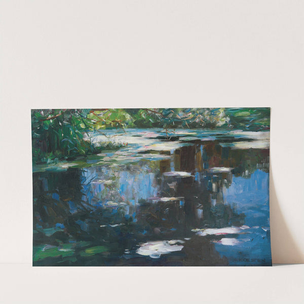 Teichblüten – Altwasser bei Brixen (circa 1897) by Alexander Koester