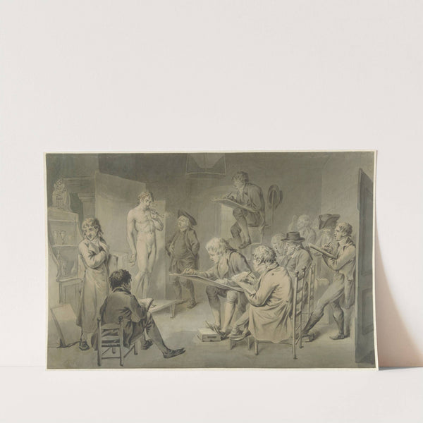 Tekenles op een academie (1774 - 1833) by Jacob Smies