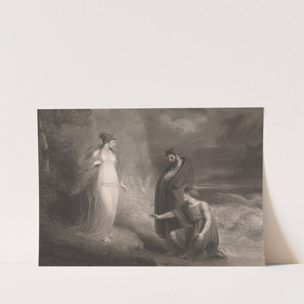 Telemachus and Mentor Discovered by Calypso (1810) by Richard Westall