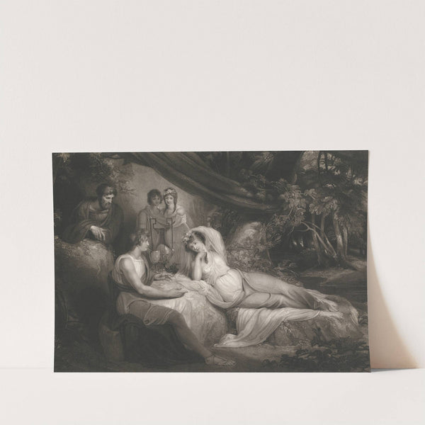 Telemachus relating his Adventures to Calypso (1810) by Richard Westall