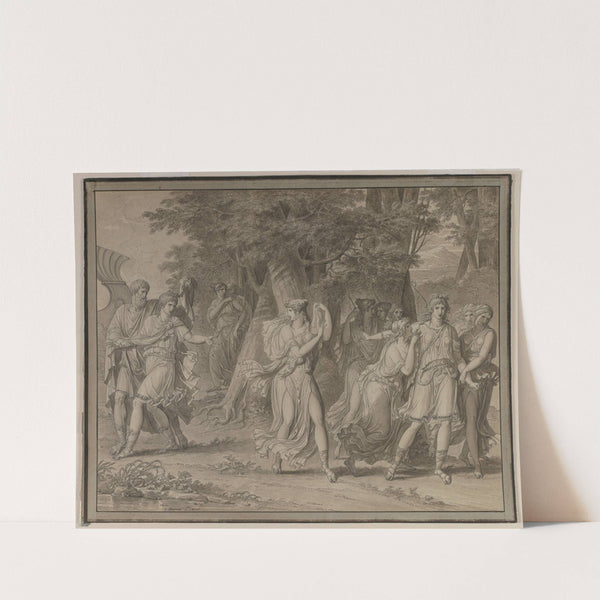 Telemachus, Urged by Mentor, Leaving the Island of Calypso (1800) by Charles Meynier