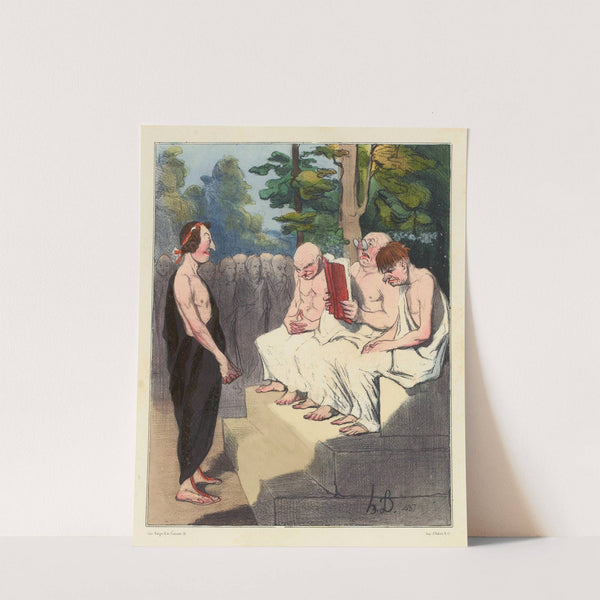 Télémaque interrogé par les sages (1833) by Honoré Daumier