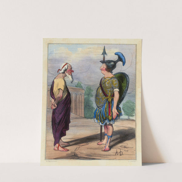 Télémaque rendu à la vertu (1833) by Honoré Daumier