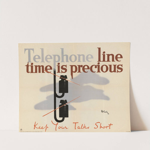 Telephone Line Time is Precious - Keep Your Talks Short by Pat Keely