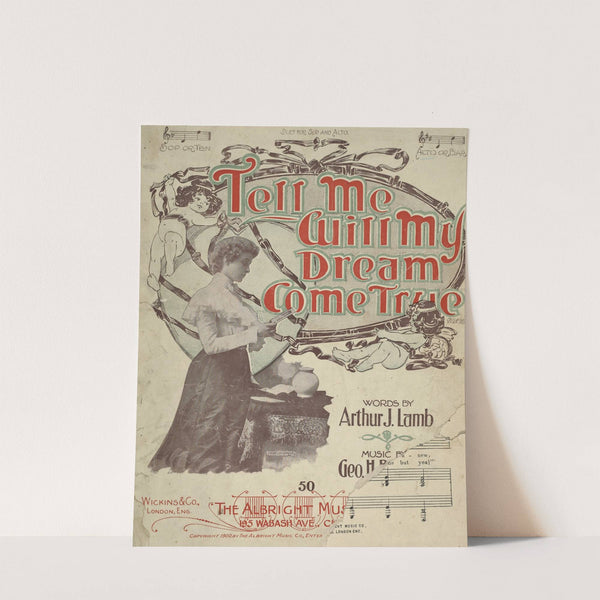 Tell me, will my dream come true by Anonymous