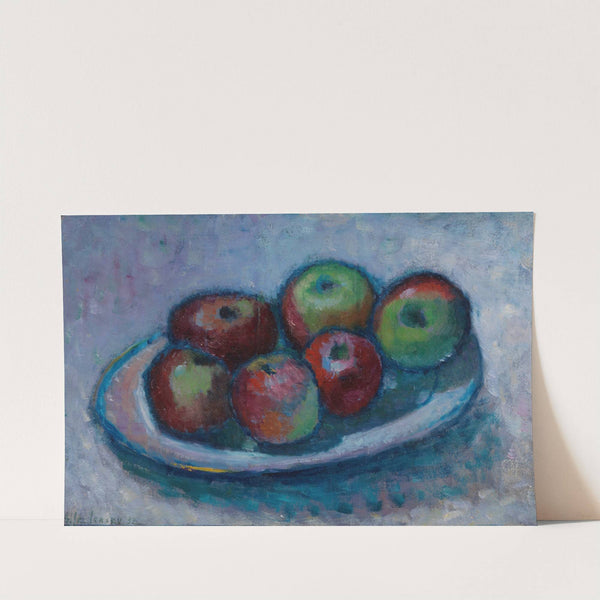 Teller Mit Äpfeln (Äpfelstillleben) (1932) by Alexej von Jawlensky