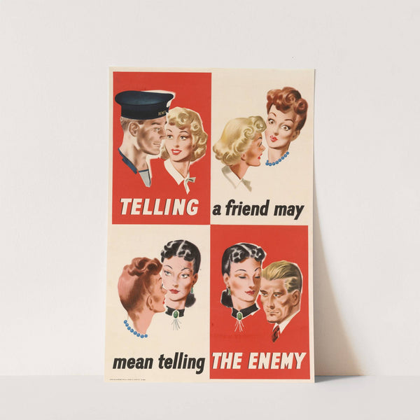 Telling a Friend May Mean Telling the Enemy by Anonymous