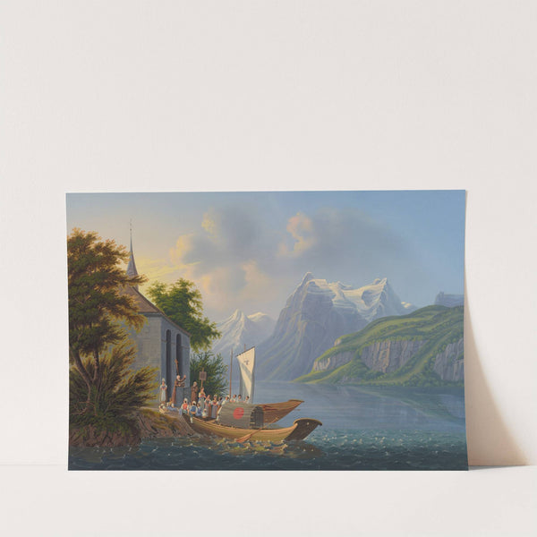 Tells Capelle am Vierwaldstättersee by Johann Heinrich Bleuler the Younger