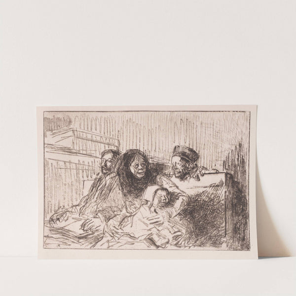 Temoins à l’audience (1908) by Jean-Louis Forain