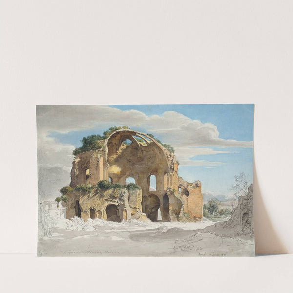Tempel der Minerva Medica in Rom by Ernst Fries