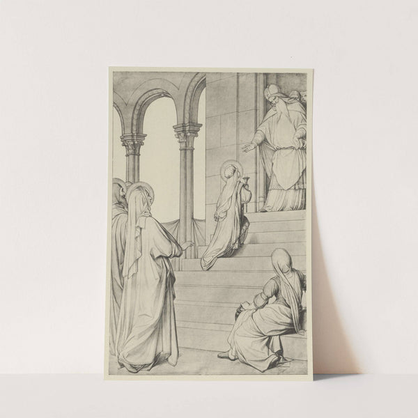 Tempelgang Mariae (circa 1900) by Eduard von Steinle