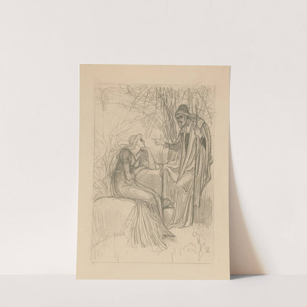 Tempest, act I, scene II, Prospero; by accident most strange, bountiful fortune, now my dear lady, hath mine enemies brought to this shore by Walter Crane