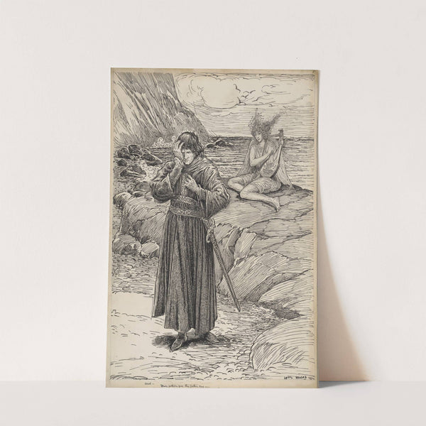 Tempest, Ariel; Full fathom five thy father lies (1917-1918) by Louis Rhead