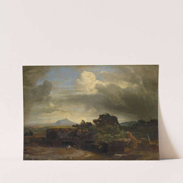 Tempest in the Campagna by Johann Wilhelm Schirmer