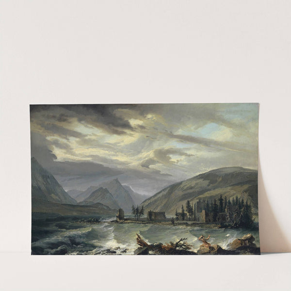 Tempest over the Lake of Thun (1774-77) by Caspar Wolf