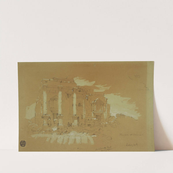 Temple at Mismiyeh, Syria (1868) by Frederic Edwin Church