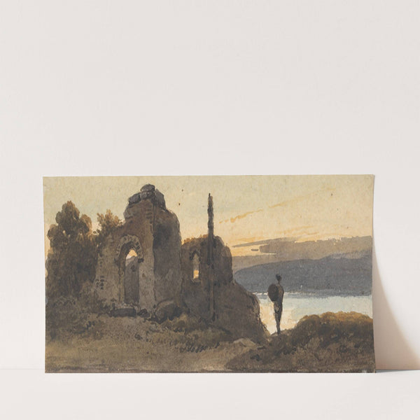 Temple by the Lake by George Chinnery