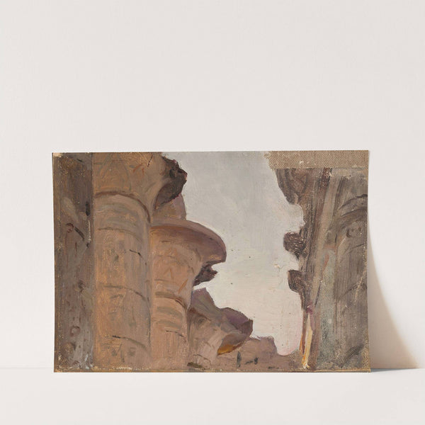 Temple capital. From the journey to Egypt by Jan Ciągliński