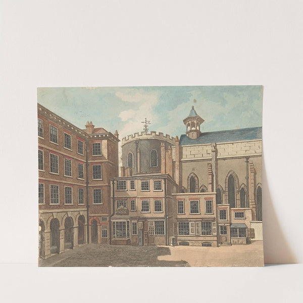 Temple Church by Samuel Ireland