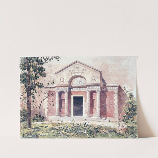 Temple de Molière, pavillon de l’ancienne propriété Choiseul Praslin, 57 avenue Théophile Gautier (1915-1945) by Fédor Hoffbauer