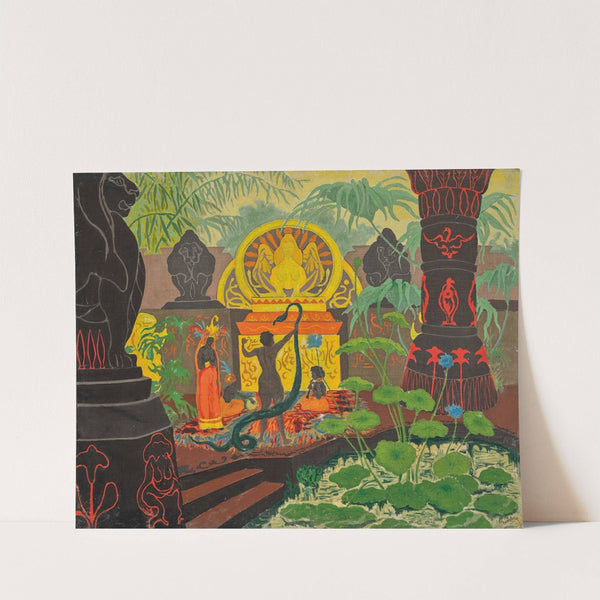 Temple de vaudou ou La charmeuse de serpent by Paul Ranson