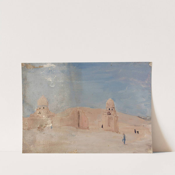 Temple. From the journey to Egypt 4 by Jan Ciągliński