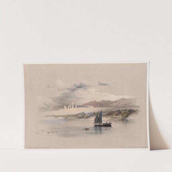 Temple of Amada of Hassaya in Nubia. (1846-1849) by David Roberts