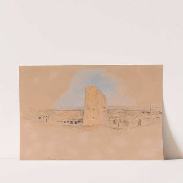 Temple of Edfou, Upper Egypt by John Frederick Lewis
