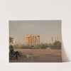 Temple of Jove in Athens. From the journey to Greece (1905) by Jan Ciągliński