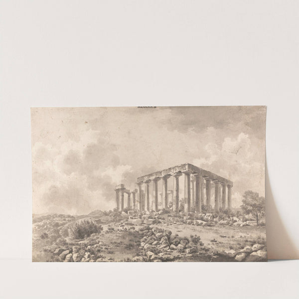 Temple of Jupiter Panhellenios at Aegina by William Pars