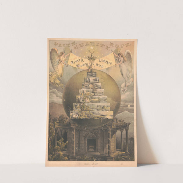 Temple of Life (1882) by Armor Litho. Co.