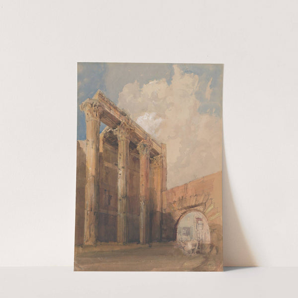 Temple of Mars Ultor, Rome (1840–45) by James Holland