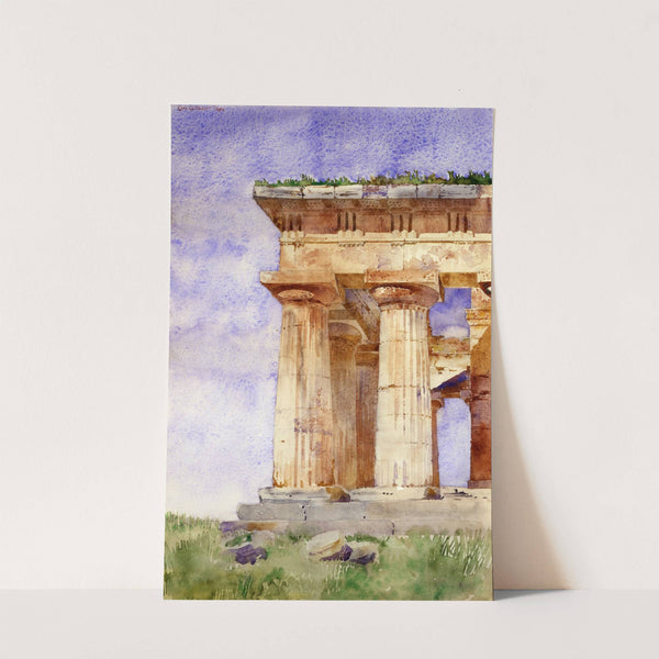 Temple of Neptune, Paestum by Cass Gilbert