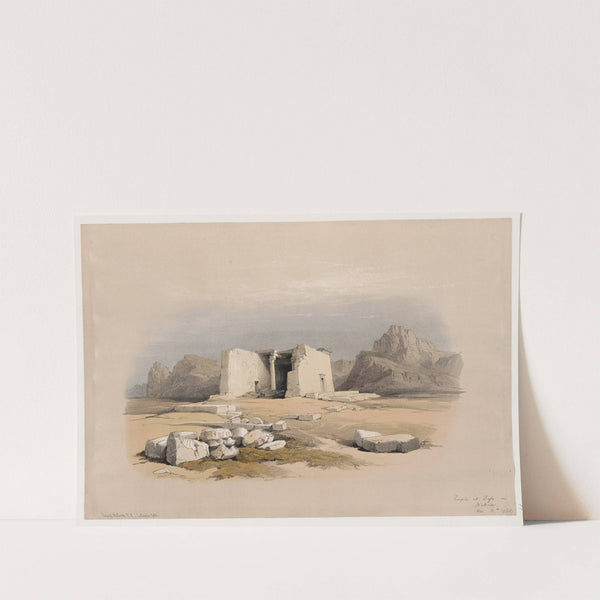 Temple of Tafa, in Nubia. Nov. 16th, 1838. (1846-1849) by David Roberts