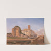Temple of Venus and Rome, Rome by Edward Lear