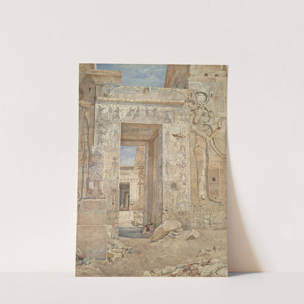 Temple on the Island of Philae (ca. 1900) by Henry Roderick Newman