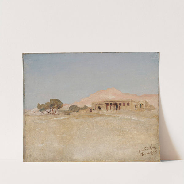 Temple Qurna – Luxor. From the journey to Egypt (1903) by Jan Ciągliński