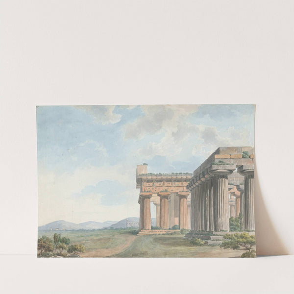 Temple Ruins at Paestum by Willey Reveley