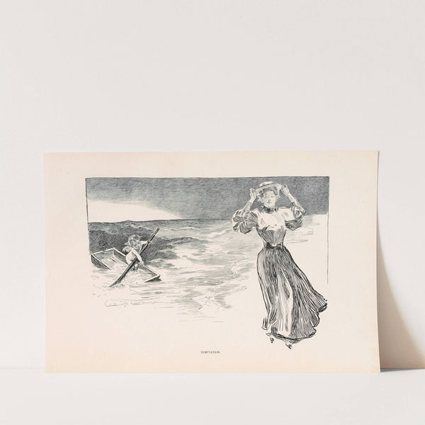 Temptation (1896) by Charles Dana Gibson