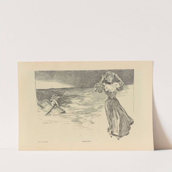 Temptation (1893-1900) by Charles Dana Gibson