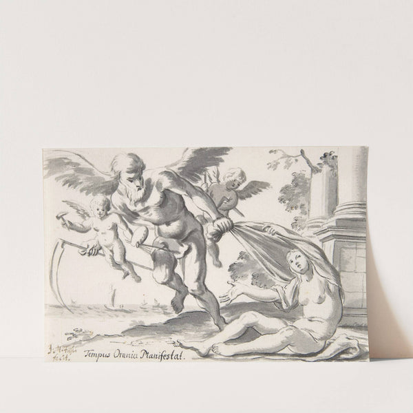 ‘Tempus omnia manifestat’; Allegory of Art and Knowledge (17th century) by Johann Melchior Füssli