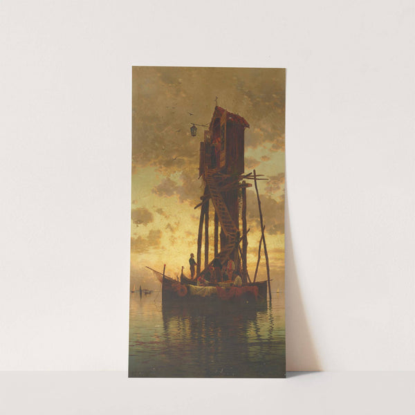 Tending to the shrine by Hermann David Salomon Corrodi