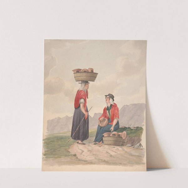 Tenerife-Women of Candelaria (1828) by Alfred Diston