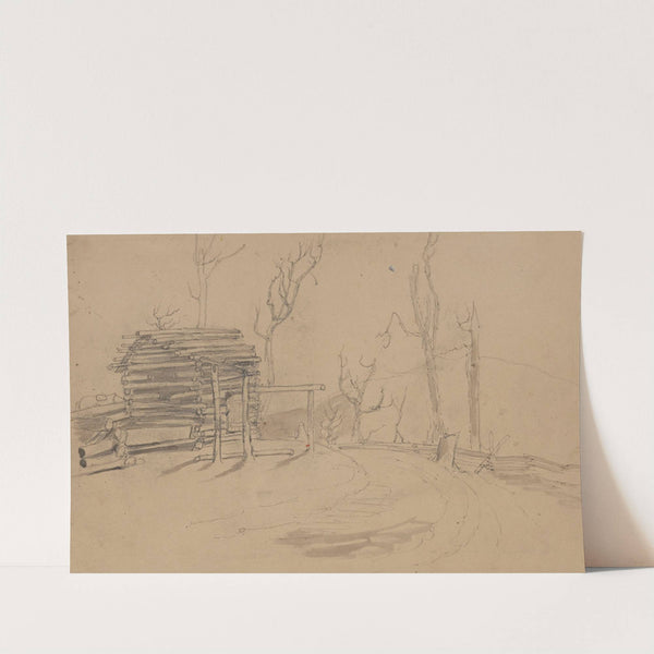 Tenn. & N.C. line on the road to the Roanes Mountain. by David English Henderson