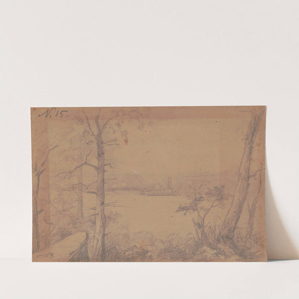 Tennessee River near Florence, Alabama, 1862 by Adolph Metzner