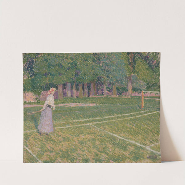 Tennis at Hertingfordbury by Spencer Frederick Gore