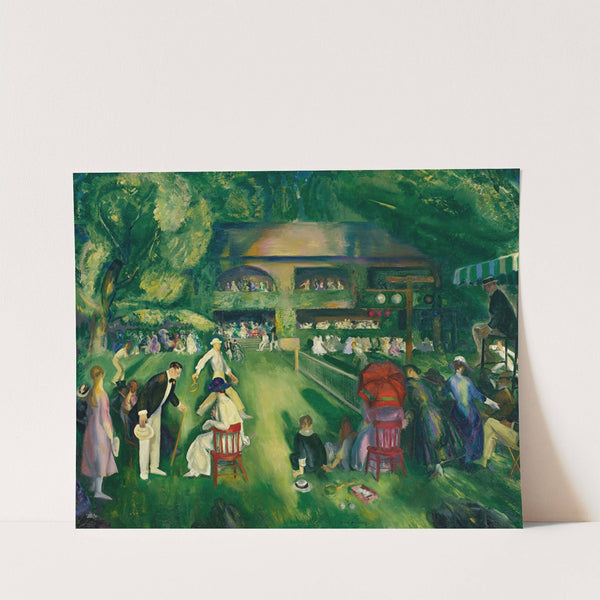 Tennis At Newport (1920) by George Wesley Bellows