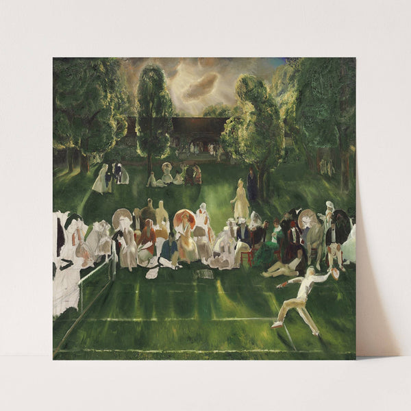 Tennis Tournament (1920) by George Wesley Bellows
