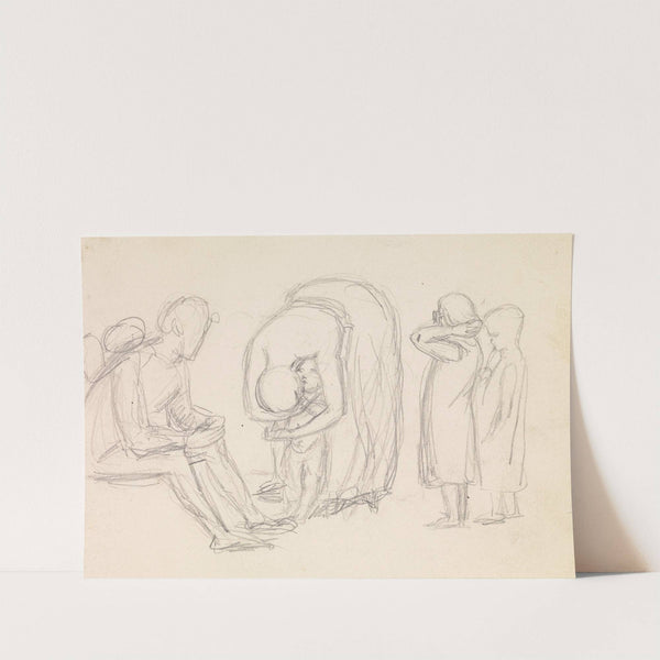 Tennyson's Dora - Figure Studies by Sir John Everett Millais